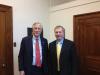 Dieter Kreckel, MD and Senator Angus King at AMA National Advocacy